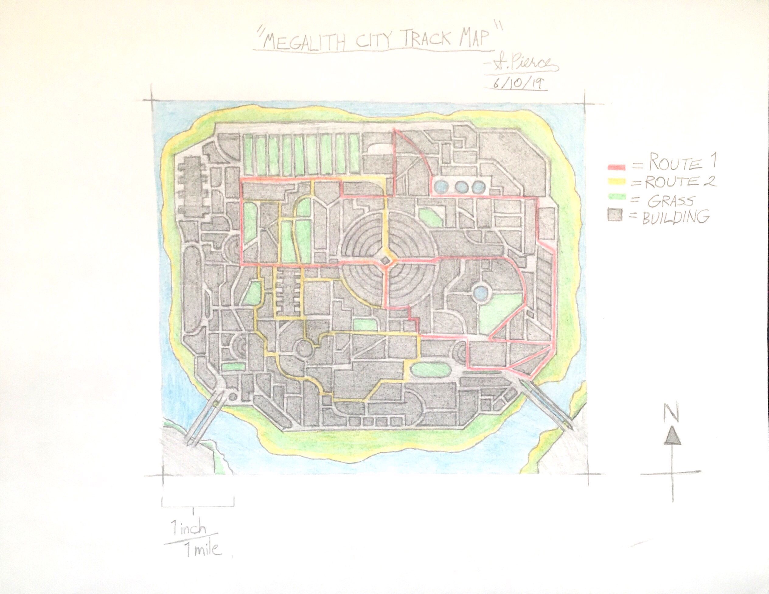 Megalith City Track Map